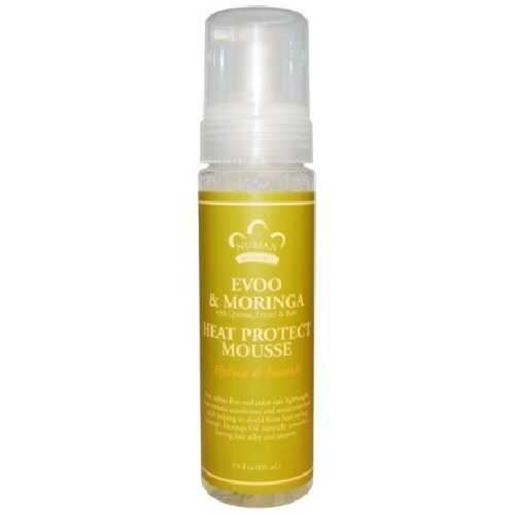 Foto de Nubian Heritage Nubian Heat Protect Mousse, Evoo & Moringa (1X7.5 OZ)