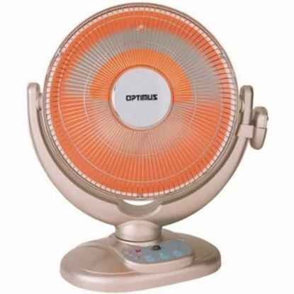 Image de 14 inch Energy-Saving Oscillating Dish Heater with Remote Control