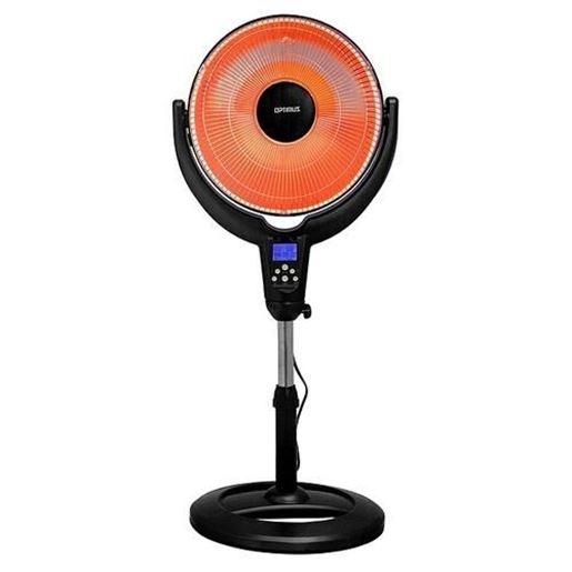 Изображение Optimus 14" Oscillitating Pedestal Digital Dish Heater with Remote