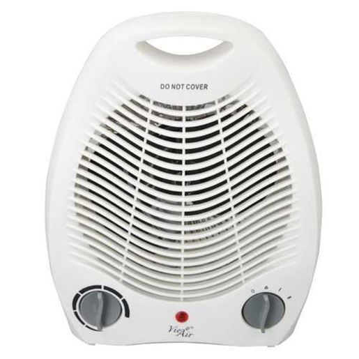 Picture of Vie Air 1500W Portable 2 Settings White Office Fan Heater with Adjustable Thermostat