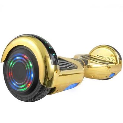 Picture of Hoverboard in Gold Chrome with Bluetooth Speakers