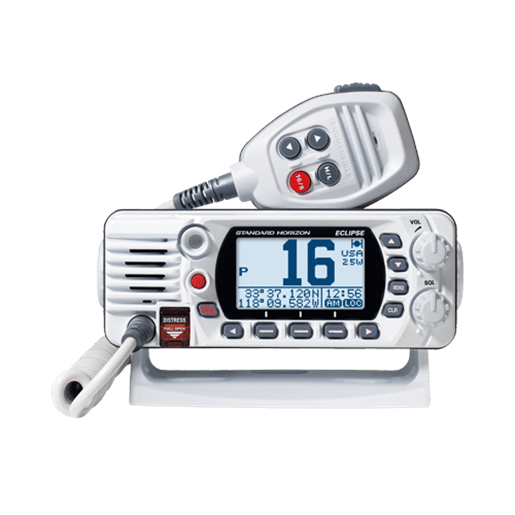 Image sur VHF, Basic, with GPS, White