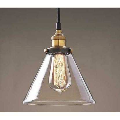 Picture of Leona 8-inch Adjustable Cord Glass Edison Lamp