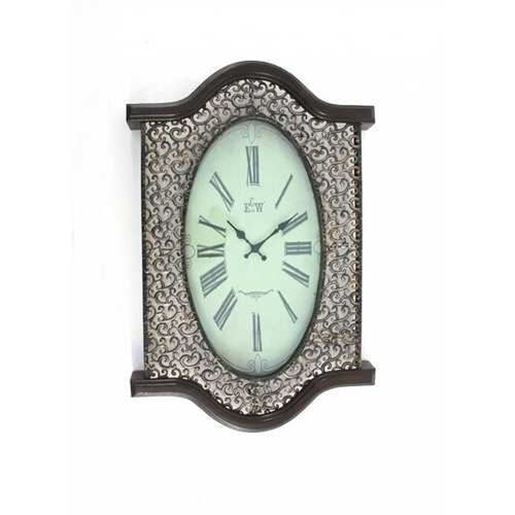 Изображение Bronze Finish Wooden Vintage Wall Clock