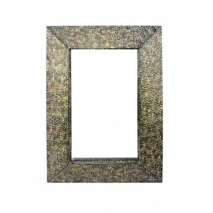 Изображение 34" x 48" x 4" Bronze, Gravel-Like, Mosaic Frame - Dressing Mirror