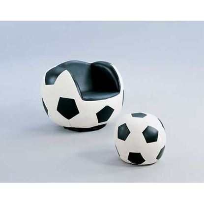 Изображение All Star 2Pc Pack Chair & Ottoman, Soccer