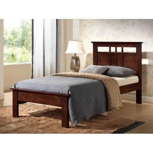 Picture of 79" X 47" X 41" Twin Cappuccino Bed