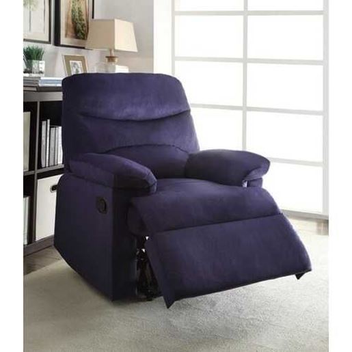 Изображение Arcadia Recliner , Blue Woven Fabric