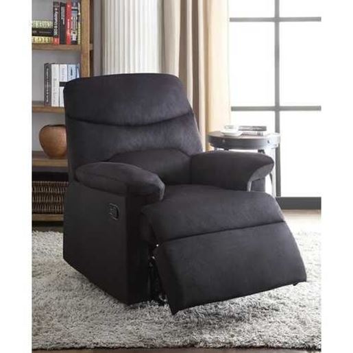 Picture of Arcadia Recliner , Black Woven Fabric