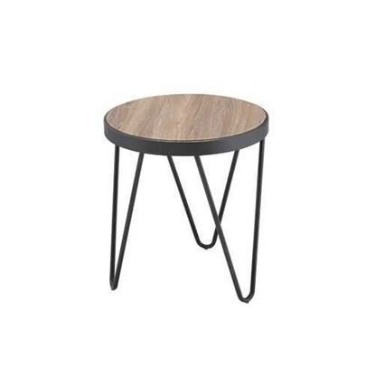 Picture of Rustic Weathered Gray Oak End Table