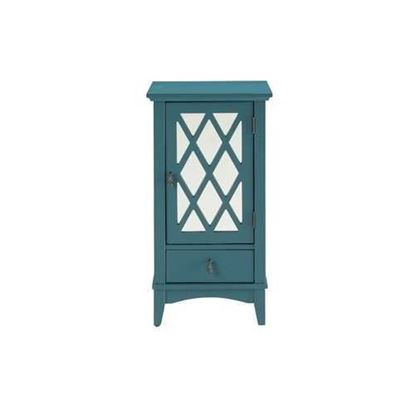 Изображение Pop of Color Teal Accent Cabinet