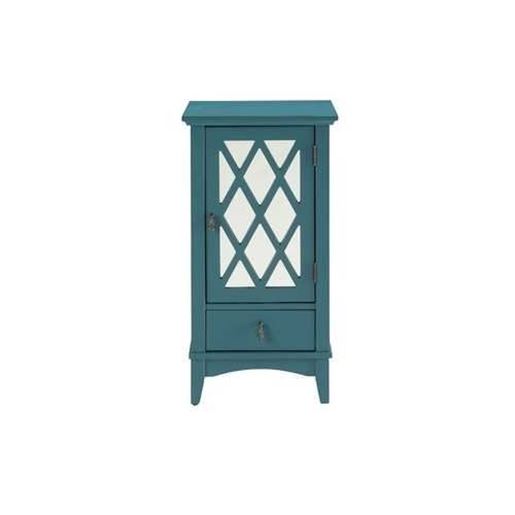 Picture of Pop of Color Teal Accent Cabinet