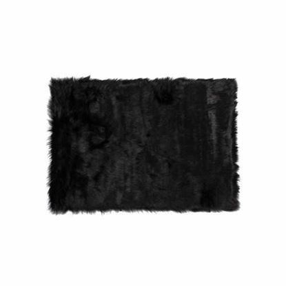 Picture of 60" x 96" Black, Sheepskin - Rug/Throw