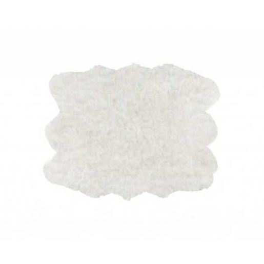 Picture of 60" x 72" x 1.5" Off White, Faux Sheepskin - Area Rug