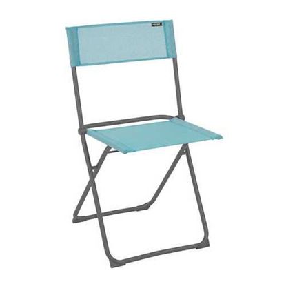 Изображение Set of 2 Aqua Outdoor Folding Dining Chairs