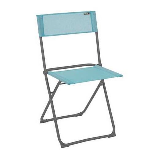 Picture of Set of 2 Aqua Outdoor Folding Dining Chairs