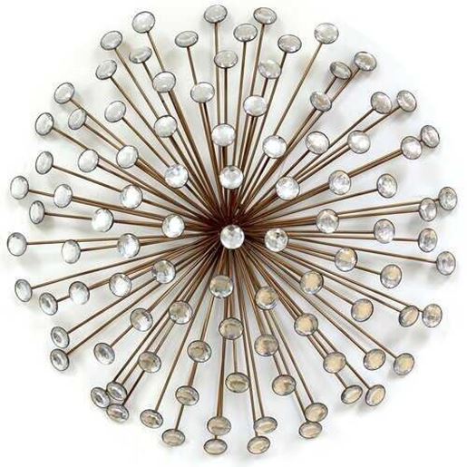 Picture of Bronze Acrylic Burst Metal Wall Decor