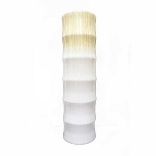 Изображение 7" X 7" X 24" Gray Bamboo Bamboo Chute Vase