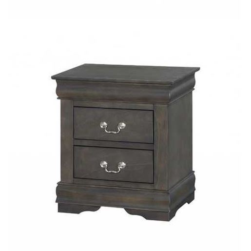 Изображение Dark Gray Wooden 2 Drawer Nightstand