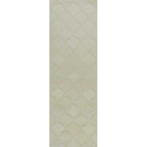 Picture of 3'x5' Grey Hand Tufted Geometric Indoor Area Rug