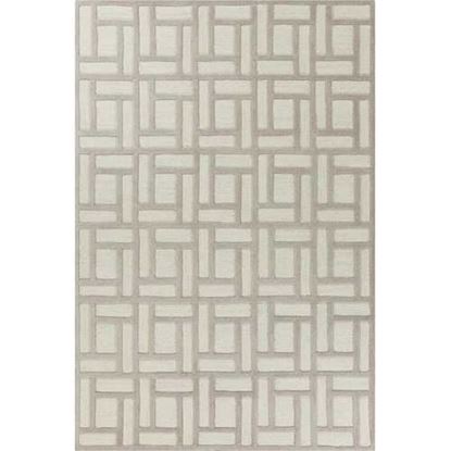 Picture of 3'3" x 5'3" Wool Tan/Ivory Area Rug