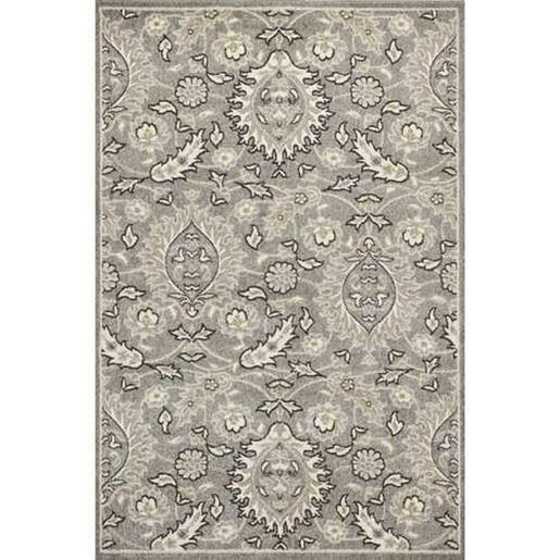 Изображение 5' x 8' Grey Medallion UV Treated Area Rug