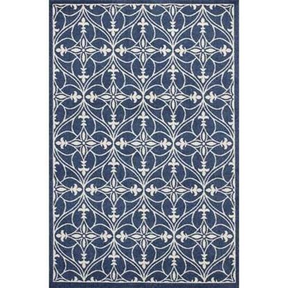 Изображение 5' x 8' Denim Classical Pattern UV Treated Area Rug