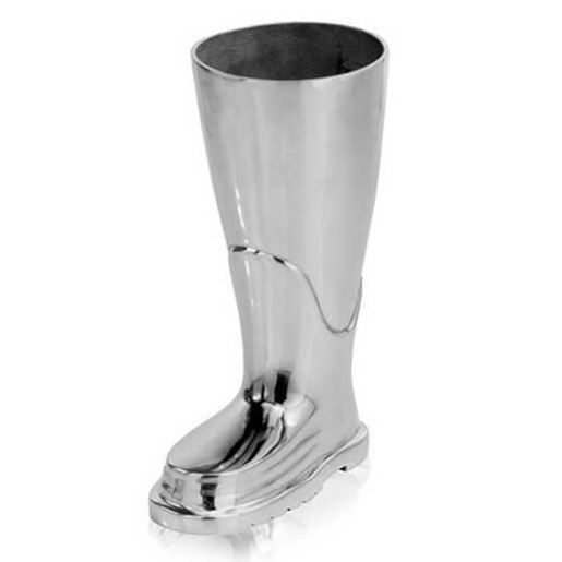 Picture of 4.75" x 10.5" x 16" Buffed Firefighter Boot Stand