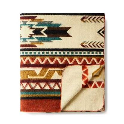 图片 Ultra Soft Southwestern Arrow Handmade Woven Blanket