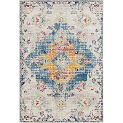 Picture of 63" x 86" Blue Olefi / Frieze Area Rug