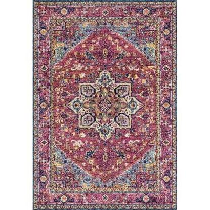 Picture of 63" x 86" Magenta Olefin / Frieze Area Rug