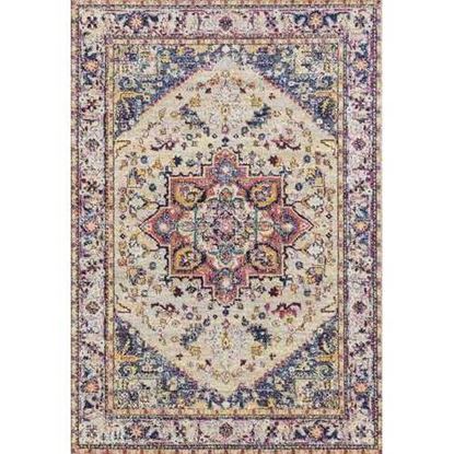 Изображение 63" x 86" Cream Olefin / Frieze Area Rug