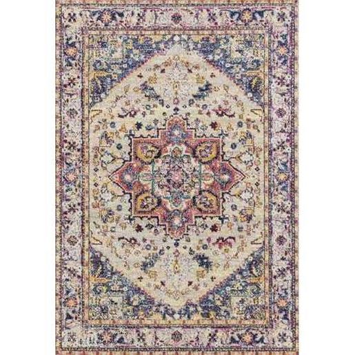 Изображение 63" x 86" Cream Olefin / Frieze Area Rug