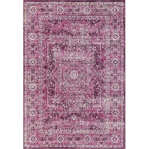 Picture of 63" x 86" Magenta Olefin / Frieze Area Rug