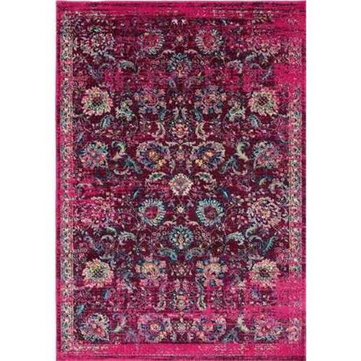 Изображение 63" x 86" Magenta Olefin / Frieze Area Rug