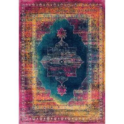 Picture of 63" x 86" Blue Olefin / Frieze Area Rug