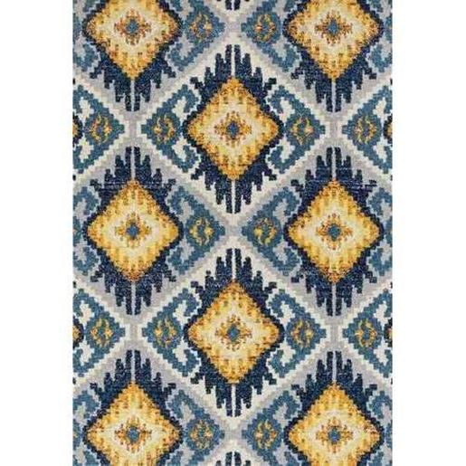 Изображение 63" x 86" Midnight Blue Olefin / Frieze Area Rug