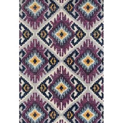 Изображение 63" x 86" Plum Olefin / Frieze Area Rug