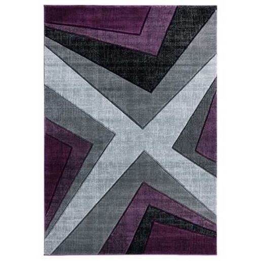 Изображение 31" x 88" Plum Olefin / Polypropylene Runner Rug