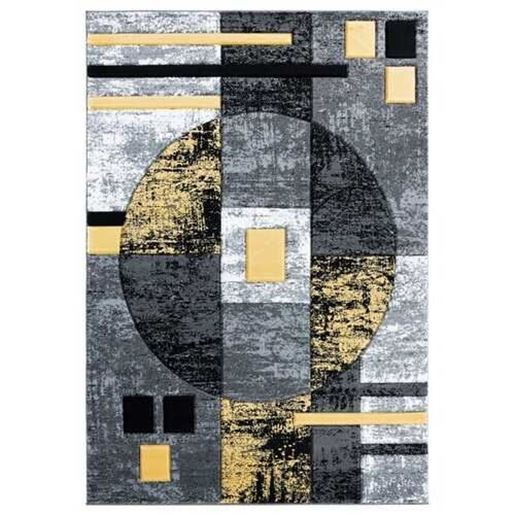 Picture of 31" x 88" Yellow Olefin / Polypropylene Runner Rug