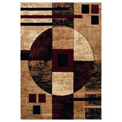 Picture of 31" x 88" Burgundy Olefin / Polypropylene Runner Rug