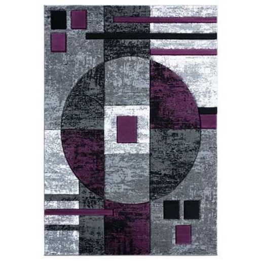 Изображение 31" x 88" Plum Olefin / Polypropylene Runner Rug