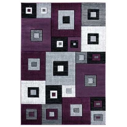 Изображение 31" x 88" Plum Olefin / Polypropylene Runner Rug