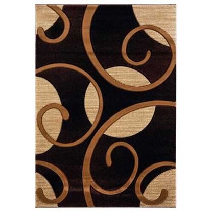 Изображение 31" x 88" Brown Olefin / Polypropylene Runner Rug