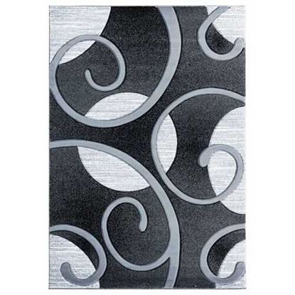 Picture of 31" x 88" Grey Olefin / Polypropylene Runner Rug