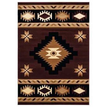 Picture of 31" x 88" Brown Olefin / Polypropylene Runner Rug