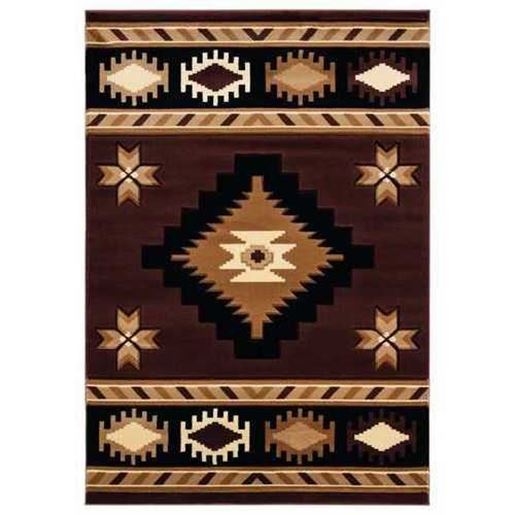 Picture of 31" x 88" Brown Olefin / Polypropylene Runner Rug