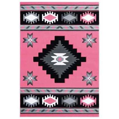 Picture of 31" x 88" Pink Olefin / Polypropylene Runner Rug