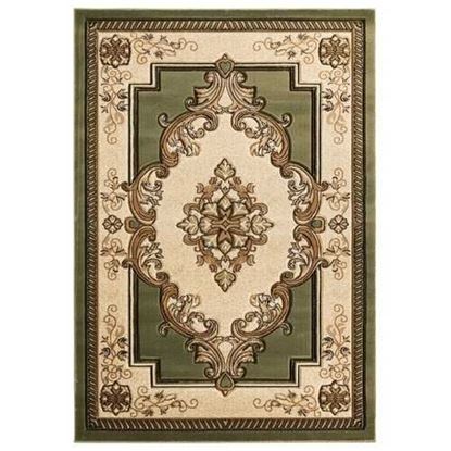 Picture of 31" x 88" Green Olefin / Polypropylene Runner Rug