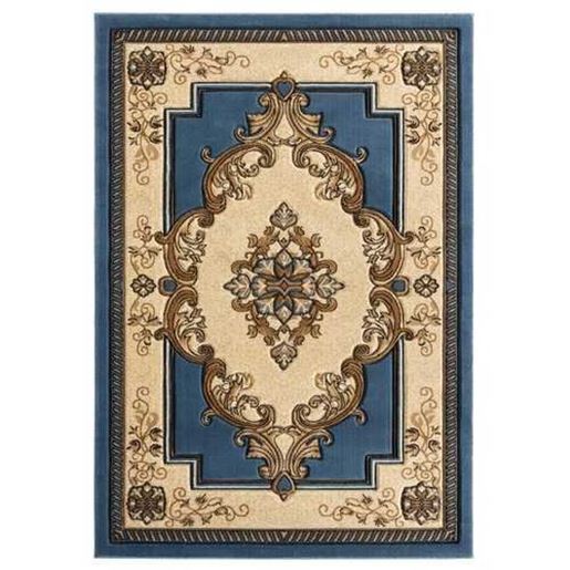 Picture of 31" x 88" Blue Olefin / Polypropylene Runner Rug